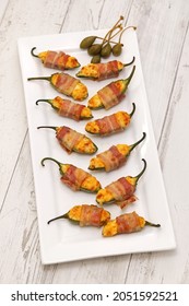 Bacon Wrapped Jalapeno Poppers, Party Appetizer
