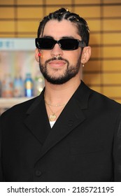 Bad Bunny At The Los Angeles Premiere Of 'Bullet Train' Held At The Regency Village Theatre In Westwood, USA On August 1, 2022.