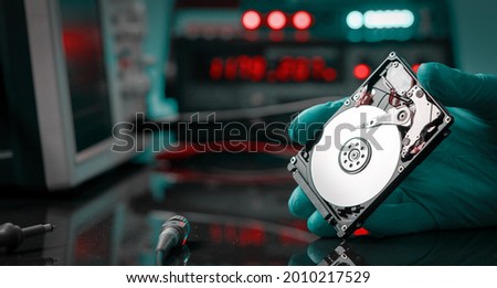 Bad HDD hard drive in data recovery service
