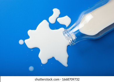 Bad Milk Lactose Intolerance Allergy. Milk Splatter. Avoid Dangerous Dairy