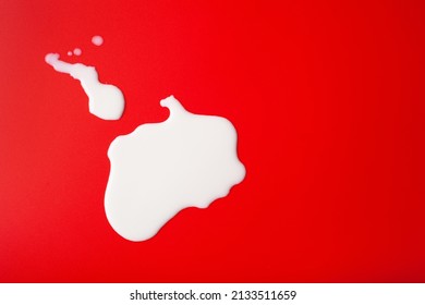 Bad Milk Lactose Intolerance Allergy. Milk Splatter. Avoid Dangerous Dairy