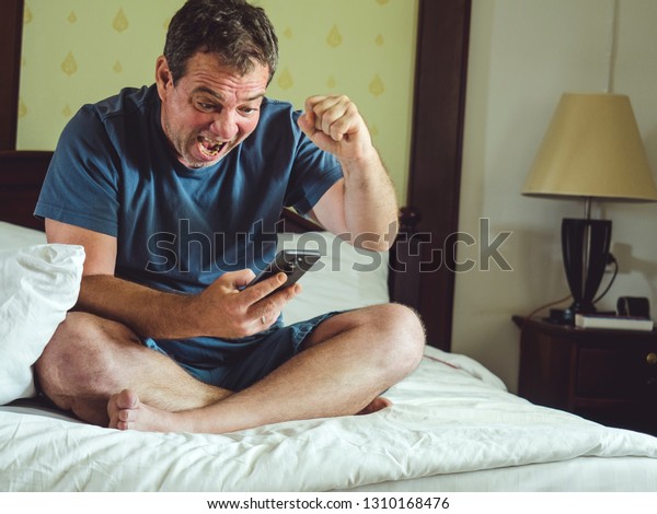 Bad News Evil Shocked Man Uses Stock Photo Edit Now 1310168476