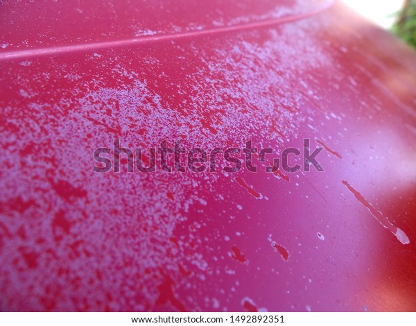 Bad quality of car lacquer\
coating