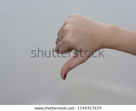 bad - thumbs down