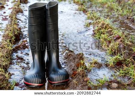 In bad weather and soggy, muddy paths, rubber boots are almost a must. These weatherproof boots are absolutely in! 