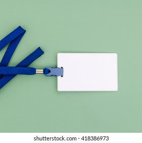 badge blank plastic empty security