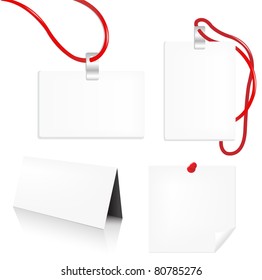 Badge Set, Isolated On White Background - Shutterstock ID 80785276