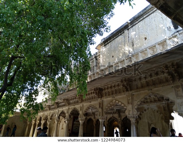 Badi Mahal Garden Palace On Top Stock Photo Edit Now 1224984073