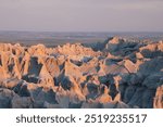 Badlands National Park during sunset