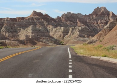 Badlands National Park Landscape Road