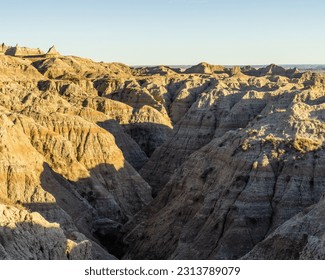 Badlands National Park near White River Valley Overlook
