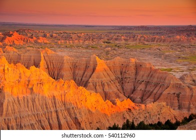 Badlands National Park Sunset