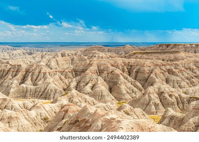 Badlands national park sunset landscape, South Dakota, USA. - Powered by Shutterstock