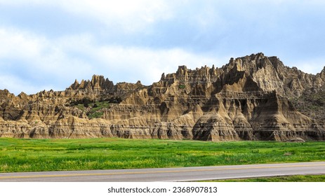 Badlands National Park Trails and Mountains
					