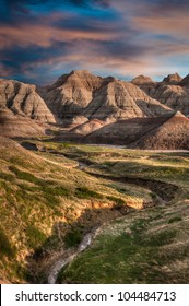 Badlands - South Dakota: Sunset