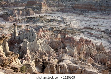 Badlands In Wyoming - Hell's Half Acre Just Outside Of Casper