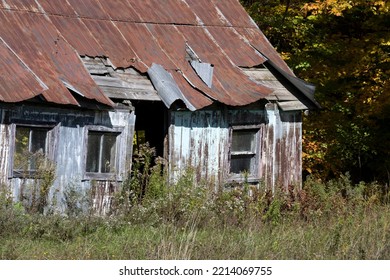 A Badly Damaged Old Shack