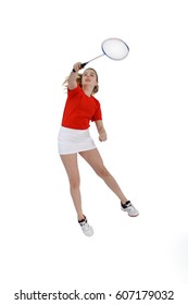Badminton player, Playing badminton