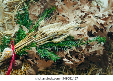 Badnjak - Yule-log On Table