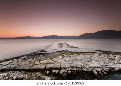 Bafa Lake Is A Shallow Freshwater Lake In The Southeast Part Of The Büyük Menderes River Delta, Nestled In The Mentese Mountains. Mugla, Turkey