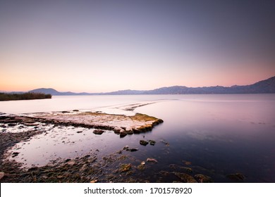 Bafa Lake Is A Shallow Freshwater Lake In The Southeast Part Of The Buyuk Menderes River Delta, Nestled In The Mentese Mountains. Mugla, Turkey