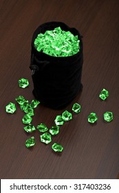 Bag of emeralds