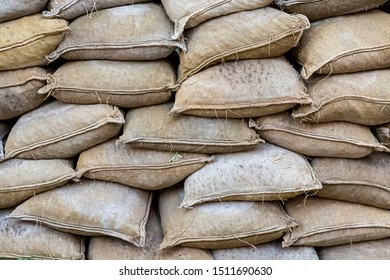 bag full of sand wall pattern flood protection background foundation weathered - Powered by Shutterstock