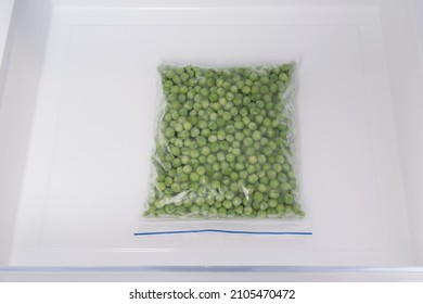 In A Bag Green Peas In A Freezer Drawer