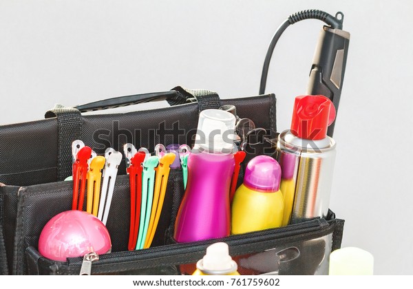 Bag Professional Hair Stylist Set Various Stock Photo Edit Now