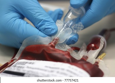 A Bag Of Transfusion Blood