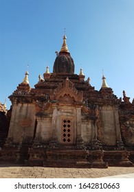 Bagan / Myanmar - December 14th 2019: Dhamma Ya Zi Ka Pagoda Was Built In 1196 During The Reign Of King Narapatisithu.