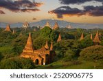 Bagan Temples and Pagodas on the Bagan Plains: Myanmar (Burma)