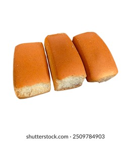 Bagelens, dried bread with rectangular shape has crunchy texture isolated on white background. Roti kering or bagelen breads or warmbollens is made from the main ingredient of sweet bread. - Powered by Shutterstock