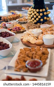 Bagels On A Bar At A Graduation Party