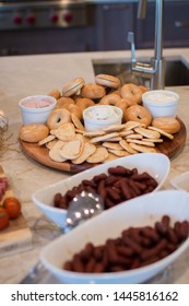 Bagels On A Bar At A Graduation Party