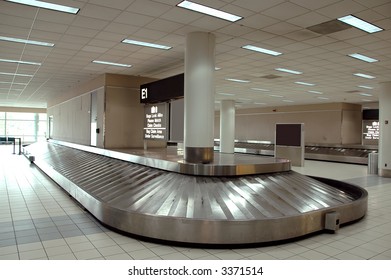 Baggage Carousel At The Airport