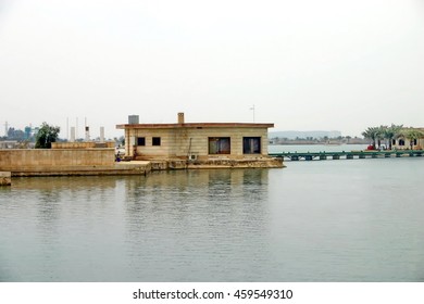 BAGHDAD, IRAQ - CIRCA 2007: Lake House On A Baath Party Compound