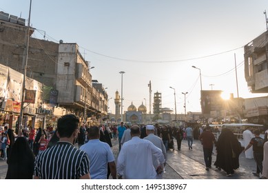 Baghdad, Iraq – July 6, 2019: Shrine Of Imam Musa Al-Kadhim