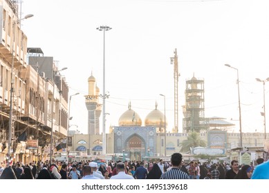 Baghdad, Iraq – July 6, 2019: Shrine Of Imam Musa Al-Kadhim