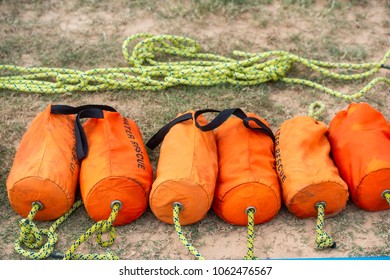 Bags Of Rope For Water Rescue Operation