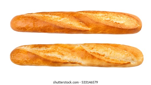 baguette isolated - Shutterstock ID 533146579