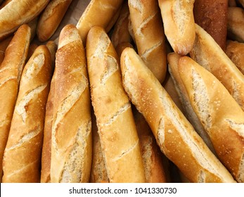 Baguettes Many Baguettes Baguettes Food Textures Stock Photo 1041330730 ...