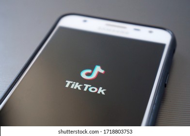 Bahia, Brazil. April 30, 2020. Tik Tok App On Smartphone Screen. Chinese Video-sharing Social Networking Service. Social Media.