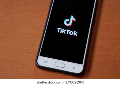 Bahia, Brazil. May 13, 2020. Tik Tok App On Smartphone Screen. Chinese Video-sharing Social Networking Service. Social Media.