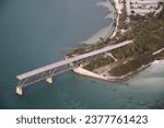 Bahia Honda Bridge from airplane