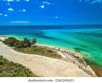 Bahia Honda State Park - Calusa Beach, Florida Keys - tropical coast with paradise beaches - USA