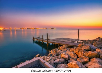 Bahrain Hidd Fishing Area And Piers