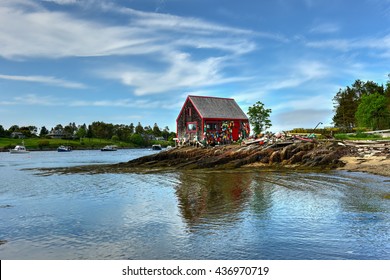 Bailey Island In Casco Bay, Maine.