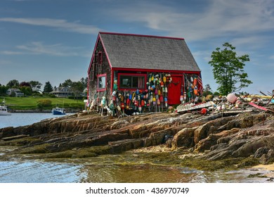 Bailey Island In Casco Bay, Maine.