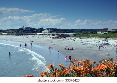 Bailey's Beach In Newport, Rhode Island